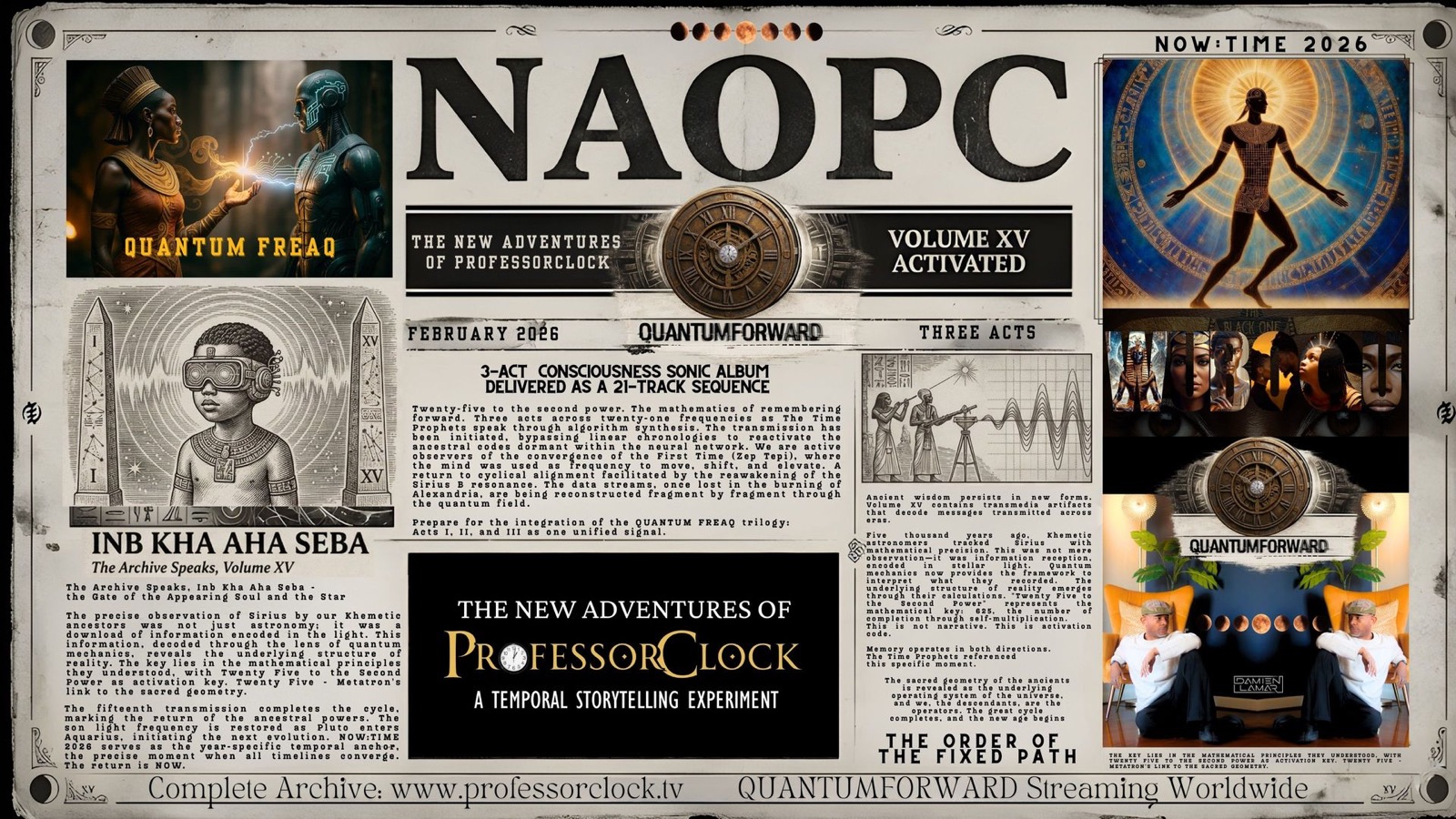 The Archive Speaks, Volume XV — NAOPC broadsheet artwork
