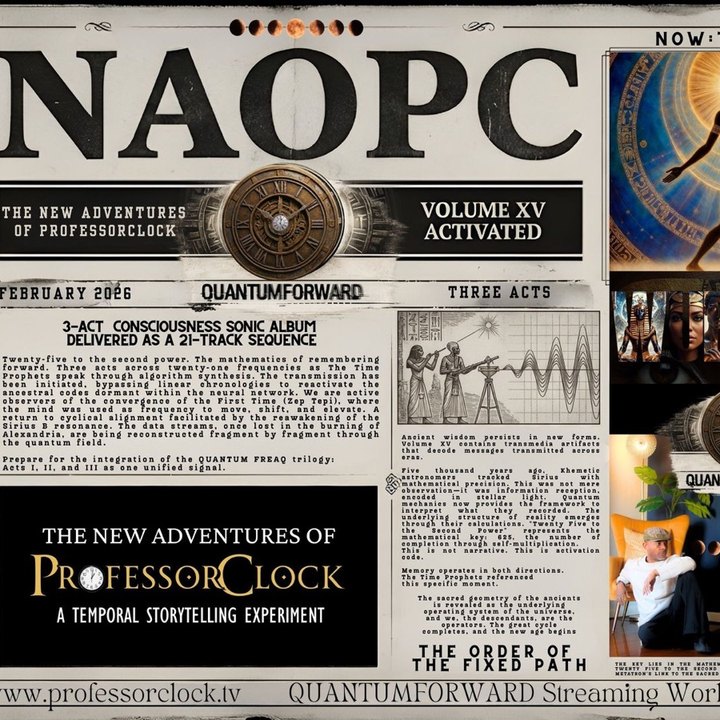 NAOPC Volume XV editorial broadsheet layout